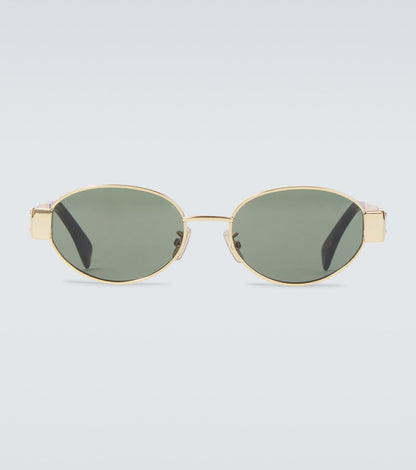 Gafas de sol ovaladas Triomphe Metal 01 | Celine Eyewear