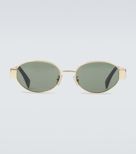 Gafas de sol ovaladas Triomphe Metal 01 | Celine Eyewear