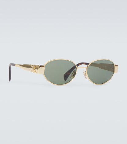 Gafas de sol ovaladas Triomphe Metal 01 | Celine Eyewear