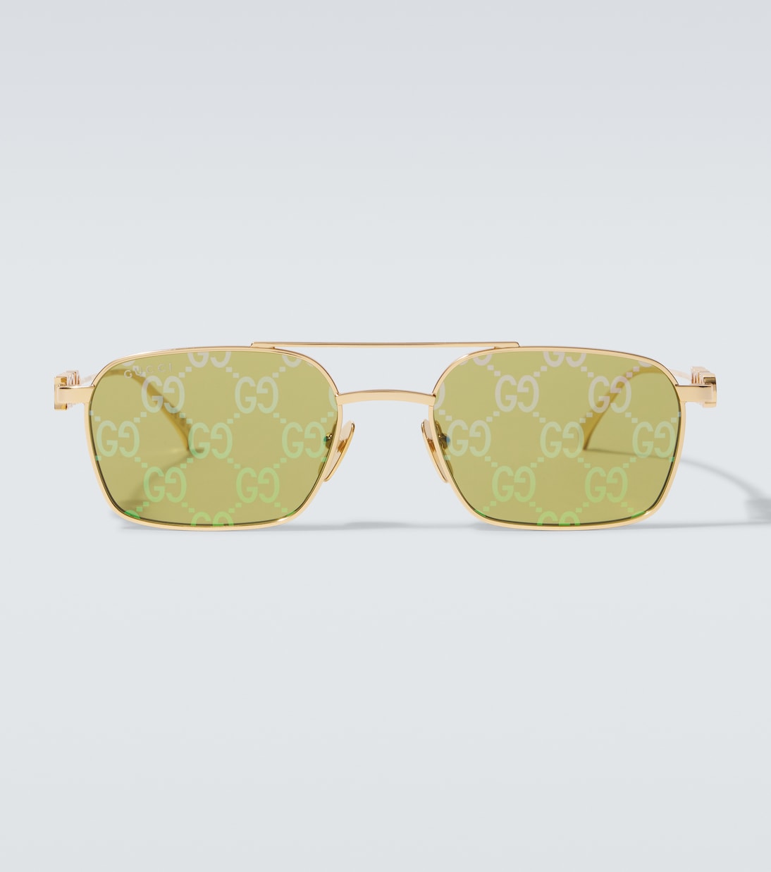 Gafas de sol rectangulares con GG | Gucci