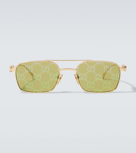 Gafas de sol rectangulares con GG | Gucci